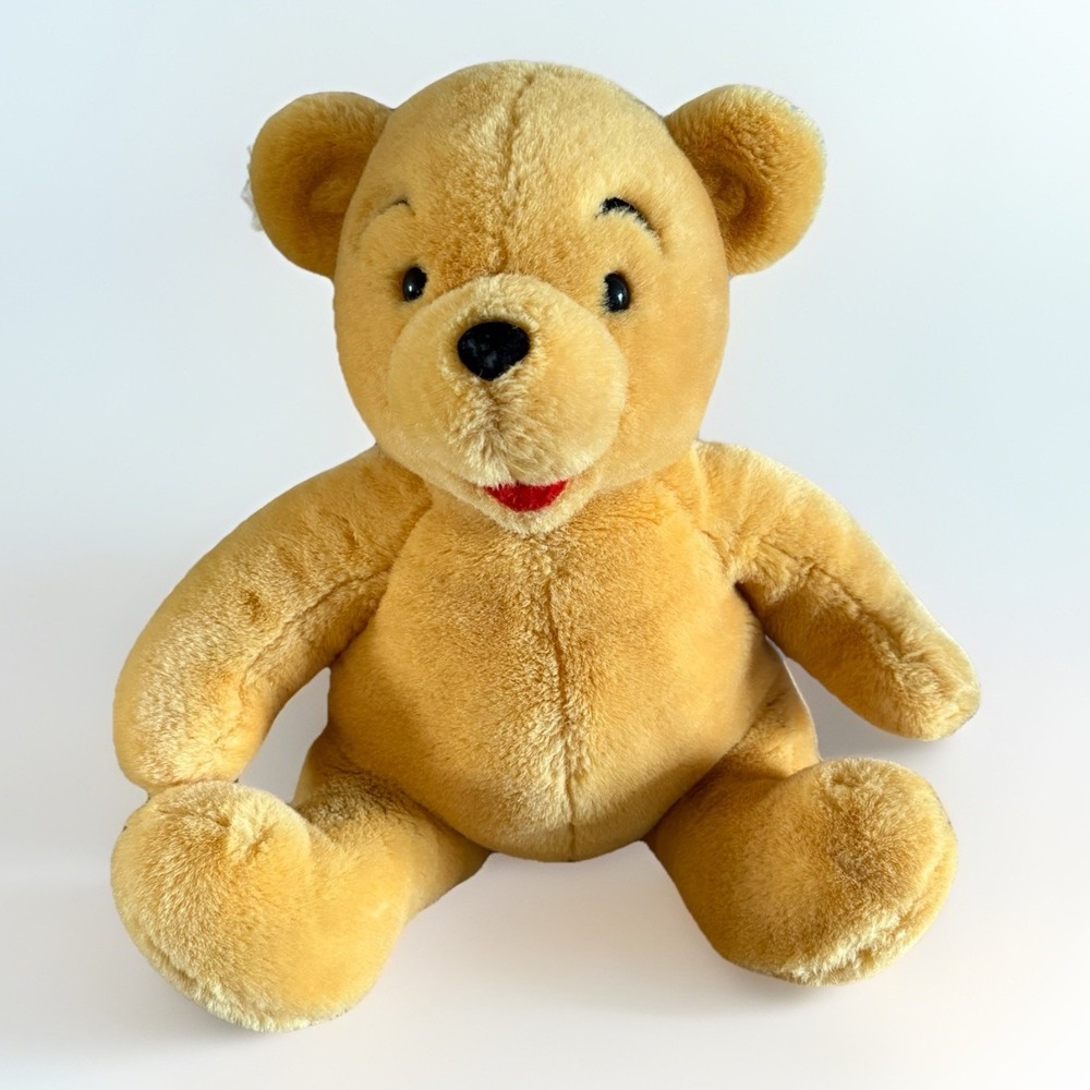 Disney Parks Vintage Winnie the Pooh Plush 14" Stuffed Toy Classic Pooh Bear - Picture 7 of 7